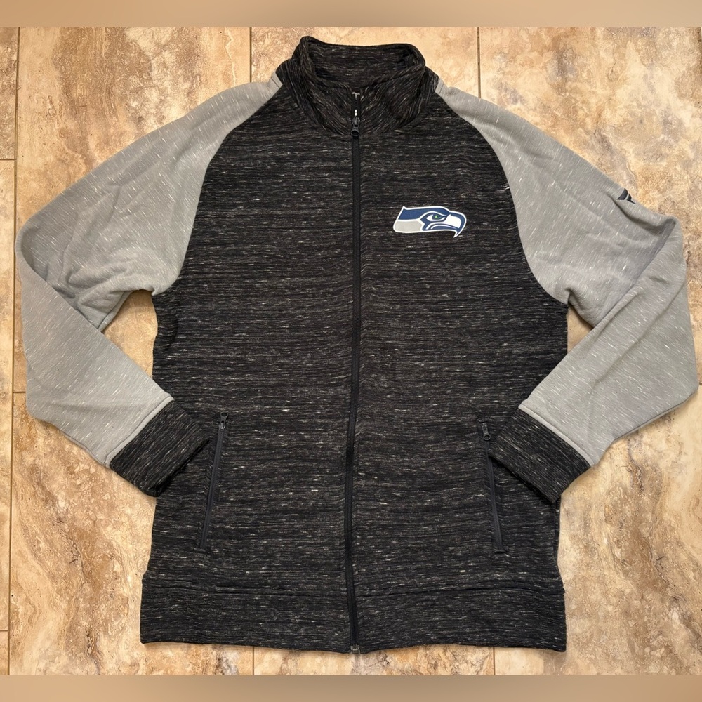 Fanatics NFL Seattle Seahawks Full Zip Sweatshirt Jacket Men's Large